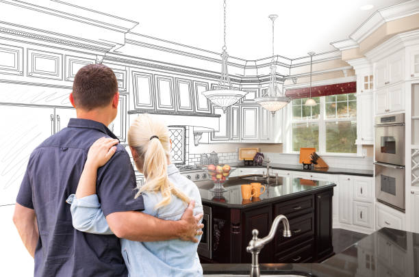 Professional Cabinet Refacing technician working in Helmetta, NJ